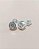 Brinco Prata Redondo 6mm Ponto De Luz Zirconia Cristal - Imagem 1