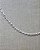Corrente Prata 45cm Elo Batido 1,5mm - Imagem 2