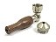 Pipe Cachimbo De Metal Com Bico De Madeira - Imagem 3