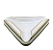 Cinzeiro Decorativo Triangulo De Cerâmica Para Charutos - Imagem 4