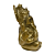 Estátua De Resina Ganesha Gold 10.5cm - Imagem 2