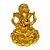 Estátua De Resina Ganesha Na Flor De Lotus Dourado 5.5cm - Imagem 1