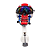 Máscara Bong Caveira Bandeira Com Óculos - Bong Acrílico E Bowl Metal - Imagem 1