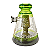 Bong De Vidro Abduzido Gold Line Maori Kane + Brinde - Imagem 5