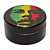 Dichavador De Metal Bob Marley Rasta Face (5x2,5cm) - 3 Partes - Imagem 1