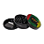 Dichavador De Metal Bob Marley Face 1 (5x2,5cm) - 3 Partes - Imagem 4