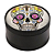 Dichavador De Metal Caveira Mexicana Cruz (5x3cm) - 3 Partes - Imagem 1