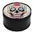 Dichavador De Metal Caveira Mexicana Rosa (5x3cm) - 3 Partes - Imagem 1