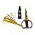 Tesoura Gold Black Samurai - Imagem 1