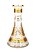Vaso Bless Hookah - Branco com Detalhes Dourados - Imagem 1