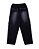 Calça Cargo jeans preta com lavagem - Imagem 2