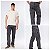 Calça Reta jeans Marmorizada - Imagem 5