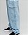 Calça Cargo jeans 4 bolsos Premium ( Jeans Clara) - Imagem 5