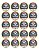 Kit 20 Unidades Pomadas Modeladoras Match For Men 150g - Imagem 4