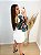 Short Saia Feminino com Cinto Branco - Imagem 2