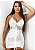 Vestido Curto de Renda Branco - Imagem 2