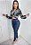 Calça Modeladora Push Up  Jeans Escuro - Imagem 2
