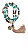 Japamala de Açaí Coloridas Turquesa com Branco e Rajado Escuro - 108 Contas - Imagem 1