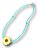 Colar Choker De Miçangas Cristais E Girasol Ref. 1086 - Imagem 2