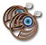 Brinco de Madeira MDF 7 cm com Detalhe em Resina: Elegância e Proteção com o Olho Grego - Imagem 2