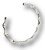 Bracelete Fake Juliete Bbb21 Banhado A Prata Ref. 1302 - Imagem 2