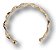 Bracelete Fake Juliete Bbb21 Banhado A Ouro Ref. 1303 - Imagem 2