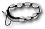 2 Pulseiras Bracelete Rock Caveira Colorida Ref. 1361 - Imagem 3