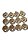 12 Pingente Medalha Hooponopono Ouro Velho Masculino Ref.2301 - Imagem 1