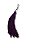 Pingente De Seda Tassel Roxo (5 Unidades) Ref.2413 - Imagem 2