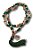 Japamala 108 Contas de Açaí Verde Escuro com Rajado Claro - Energia e Paz Interior com Medalha Ho'oponopono - Imagem 3