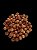 Contas Bolas de Madeira Rajada 12mm Pacote com 30g (Aprox. 58 Peças) - Imagem 2
