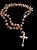 Terço Sementes de Açaí com Crucifixo e Medalha Nossa Senhora de Fátima - Imagem 2