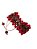 Bracelete Artesanal Entrelaçado com Sementes de Açaí Rajado Vermelho - Imagem 2