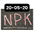 Adubo Fertilizante manutenção plantas NPK 20-05-20 - 2kg TOP - Imagem 4