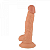 Prótese Maciça Realística com Escroto e Ventosa 20x4cm - Imagem 4