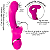 Pink Vibrador de Ponto G Articulado com Sugador - Imagem 1