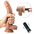 Prótese Realística Vibratoria Recarregável - 20,0 X 3,5 Cm - Imagem 2
