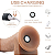 Prótese Realística Vibratoria Recarregável - 20,0 X 3,5 Cm - Imagem 4