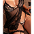 Vestido Camisola Santinha do Pau Oco com persex e Calcinha com frase Me Come - Imagem 2
