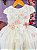 Vestido Juvenil Vila Lele Off Flores - Imagem 2