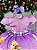 Vestido Infantil Temático Luxo Rapunzel - Imagem 2