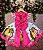 Vestido Infantil Temático Luxo Jardim da Masha e o Urso - Imagem 3