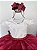 Vestido Infantil Anabru Marsala e Off - Imagem 2