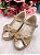 Sapatilha Flor Di Mila Fashion Dourada - Imagem 3