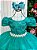 Vestido Infantil Enjoy Longo 3 Verde Tiffany - Imagem 2