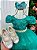 Vestido Infantil Enjoy Longo 3 Verde Tiffany - Imagem 3