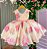 Vestido Infantil Giovanella Florido Amarelo com Rosa - Imagem 1