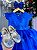 Vestido Marie Azul Royal Jardim Encantado Renda Realeza - Imagem 2