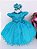 Vestido Infantil Marie Azul Tiffany - Imagem 1