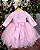 Vestido Menina Bonita Rosa Perolas - Imagem 7